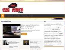 Tablet Screenshot of car-cover-store.com